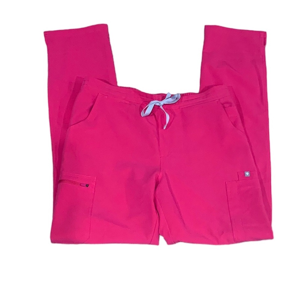 FIGS- Women’s Shocking Pink Yola Tall Skinny Scrub Pants